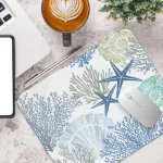 Coastal Blue Beach Mouse Pad for Laptop 4 | PricZone