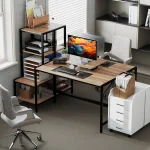 Homcom 67 Gaming Desk with Reversible Computer and Monitor 6 | PricZone
