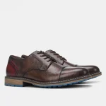 Retro Casual Leather Shoes Cap Toe Oxford Derby Fashion 5 | PricZone