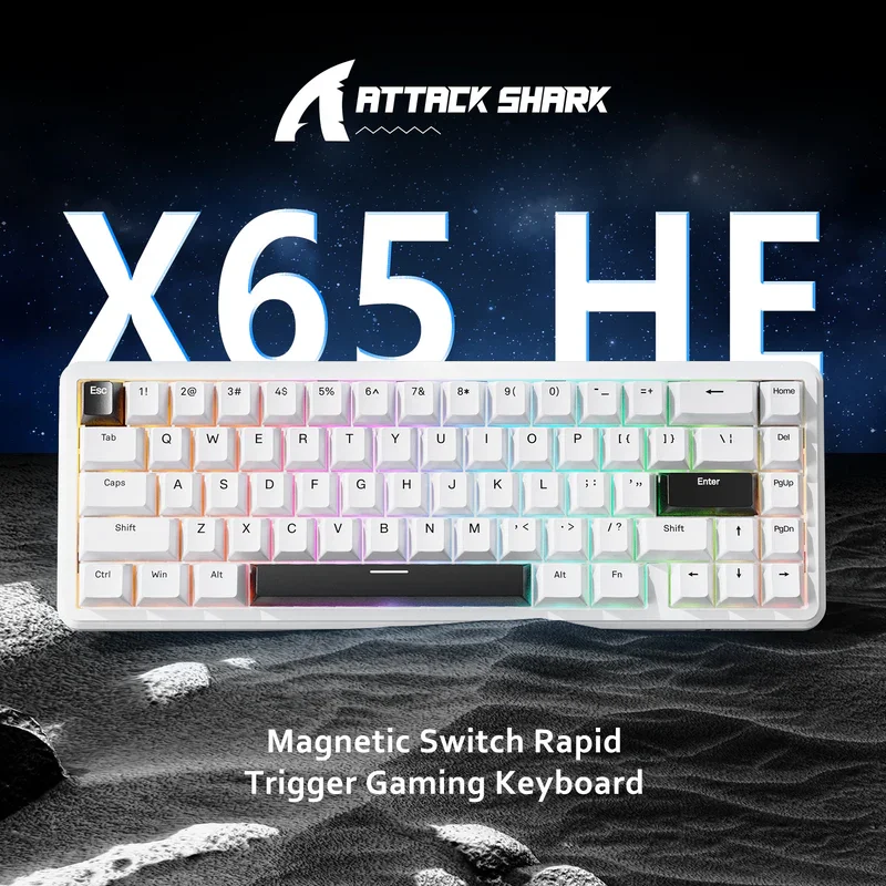 Attack Shark X65 He 65 Wired Gaming Keyboard with 8000Hz 1 | PricZone Attack Shark X65 He 65 Wired Gaming Keyboard with 8000Hz 1 | PricZone