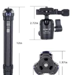 Inch Mini Carbon Fiber Tripod for Travel 3 | PricZone Inch Mini Carbon Fiber Tripod for Travel 3 | PricZone