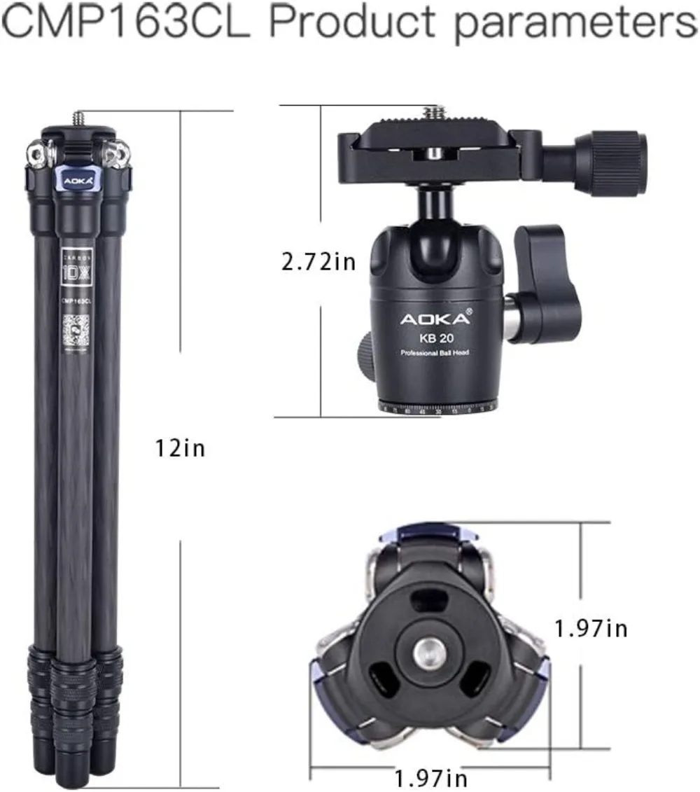 Inch Mini Carbon Fiber Tripod for Travel 3 | PricZone Inch Mini Carbon Fiber Tripod for Travel 3 | PricZone