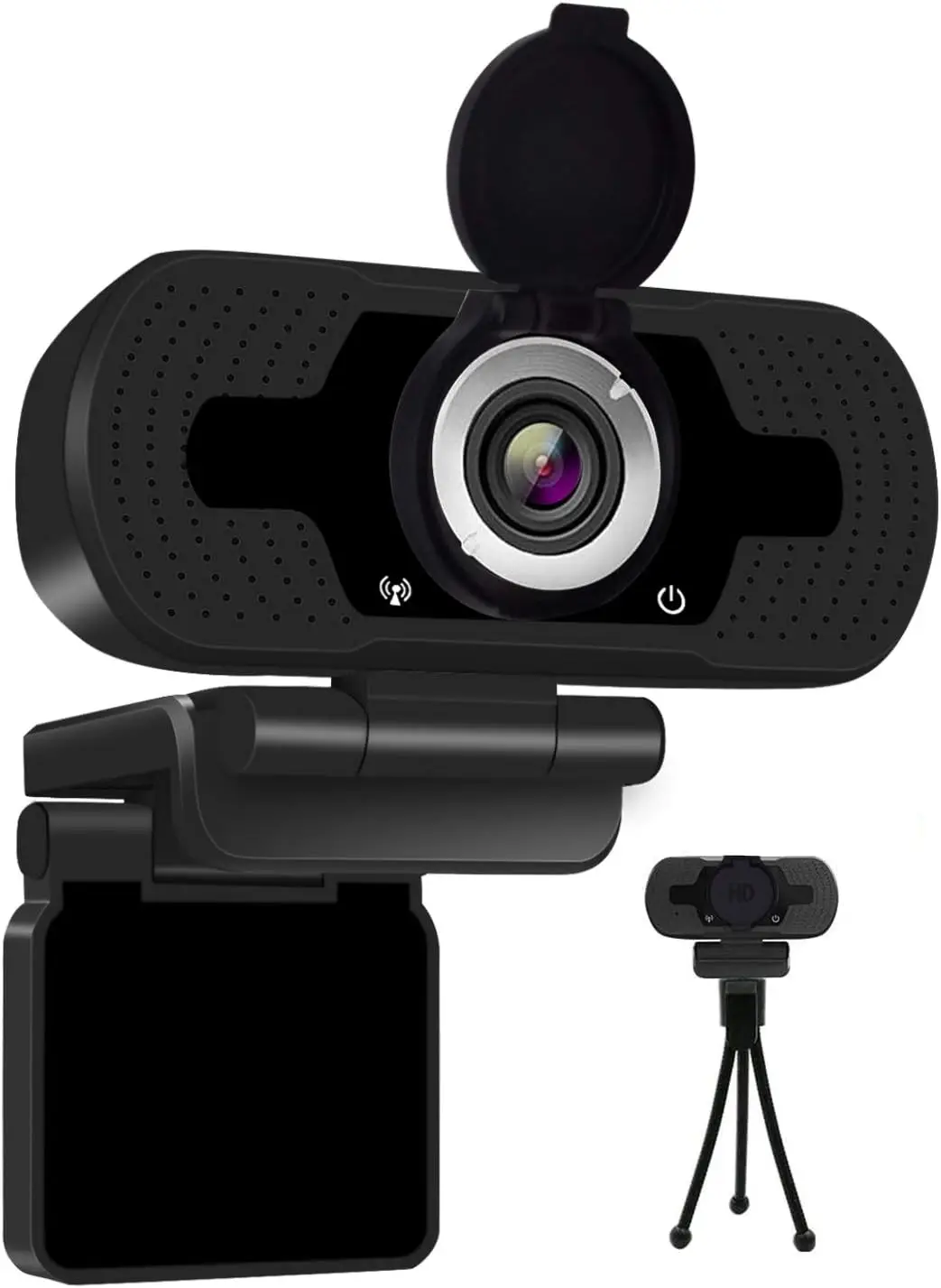 1080P HD Webcam with Microphone for Computer Video Calls 7