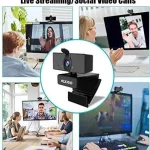 1080P Business Webcam with Dual Microphone and Privacy Cover 6 | PricZone 1080P Business Webcam with Dual Microphone and Privacy Cover 6 | PricZone