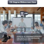 1080P HD Webcam with Microphone Wide Angle Tripod for PC 2 | PricZone 1080P HD Webcam with Microphone Wide Angle Tripod for PC 2 | PricZone