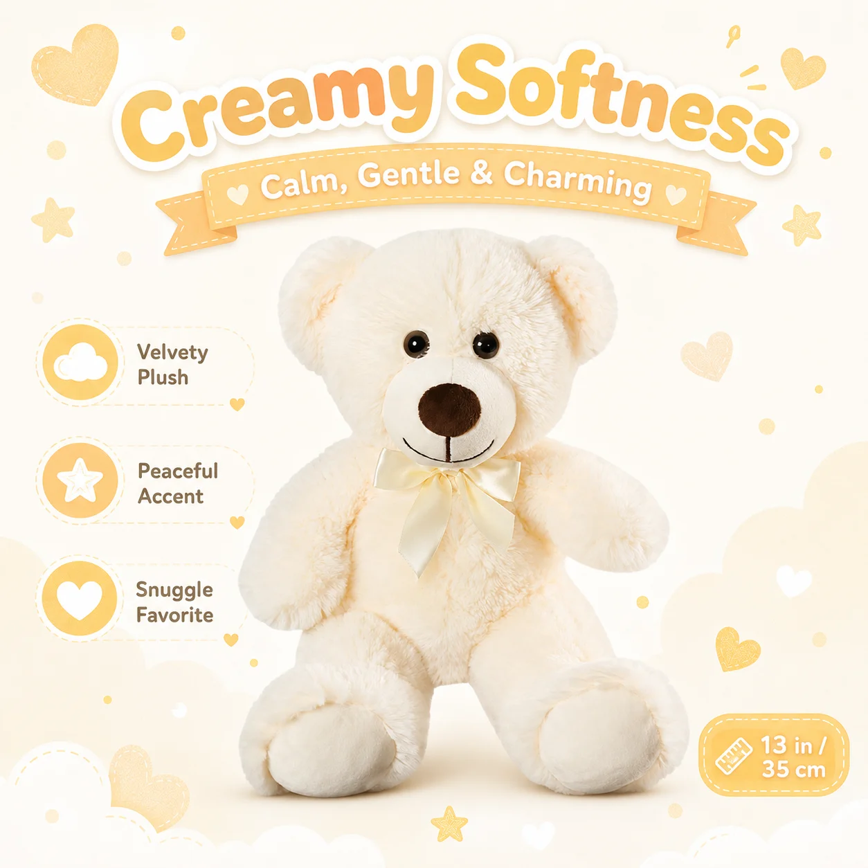 Snowolf 135 Inch Teddy Bear Plush Toy for Girls 4 | PricZone Snowolf 135 Inch Teddy Bear Plush Toy for Girls 4 | PricZone