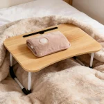 Curved Design Bedside Computer Desk with Sturdy Folding 3 | PricZone