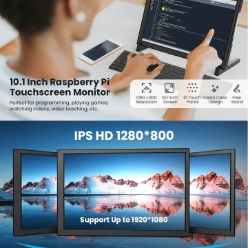 Eyoyo 10 Inch HDMI Monitor with Capacitive Touchscreen 2
