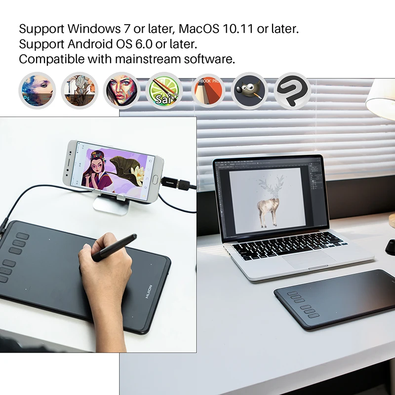 Huion Ultralight Graphic Tablets H640P H950P Digital 4 | PricZone Huion Ultralight Graphic Tablets H640P H950P Digital 4 | PricZone