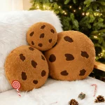 1Pc Chocolate Chip Cookie Shaped Pillow Cute Plush Style 3 | PricZone