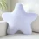 Star Throw Pillow Soft Shaped Decorative Pillows with Faux