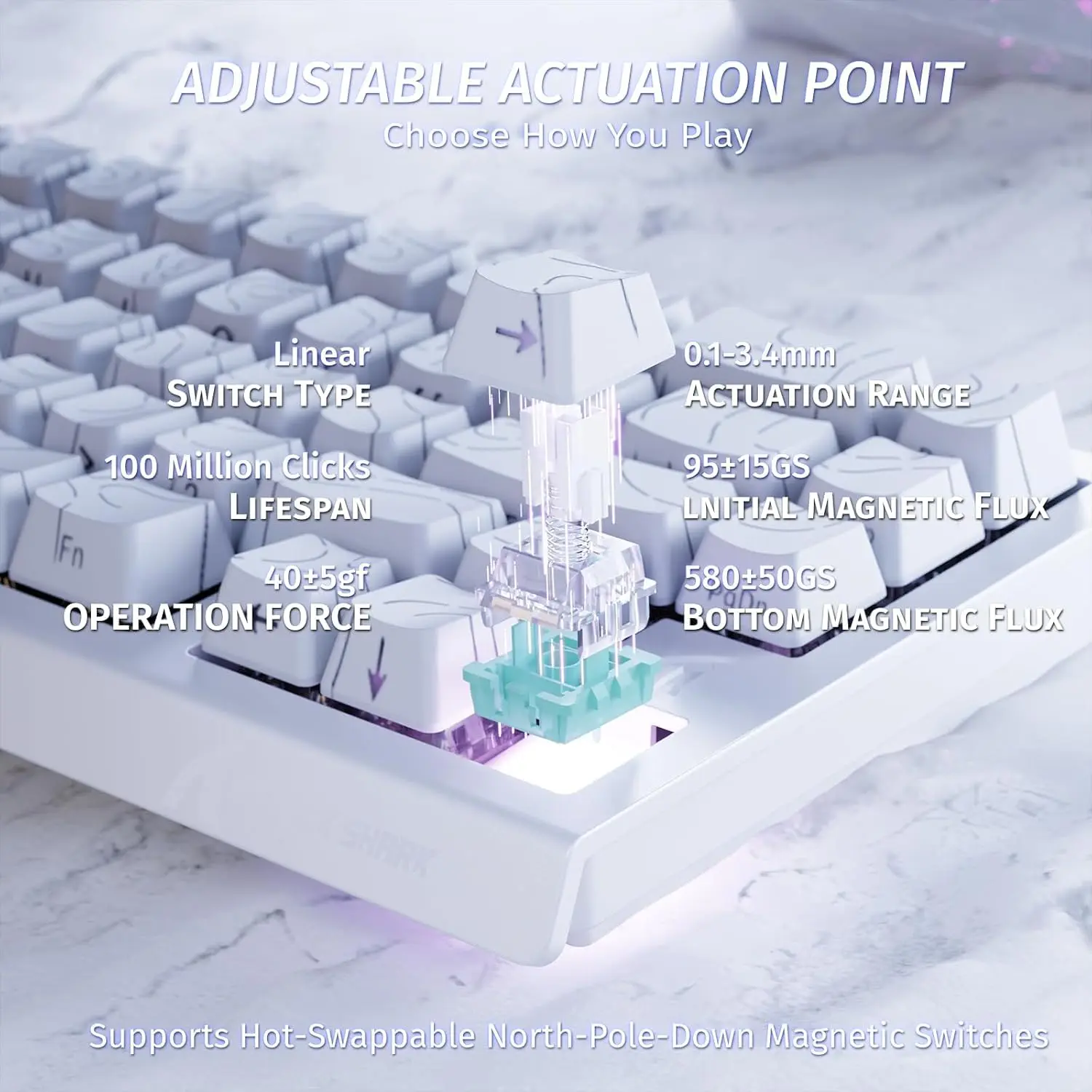Attack Shark X68 He Rapid Trigger Mechanical Gaming 2 | PricZone Attack Shark X68 He Rapid Trigger Mechanical Gaming 2 | PricZone