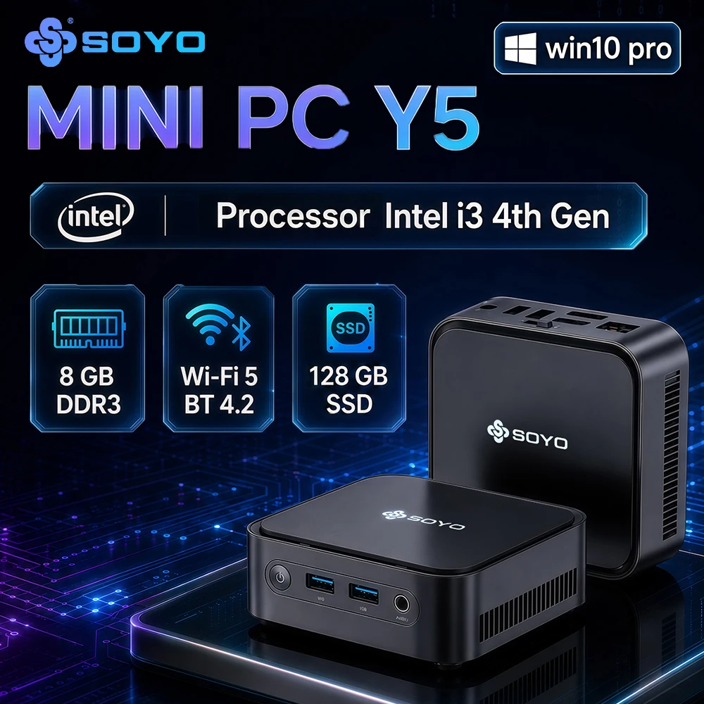 Soyo Y5 Intel Core I3 4030U Mini PC with 8Gb RAM and 128Gb 1 | PricZone Soyo Y5 Intel Core I3 4030U Mini PC with 8Gb RAM and 128Gb 1 | PricZone
