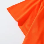 Loose Fit Plus Size Orange Crew Neck TShirt 4 | PricZone Loose Fit Plus Size Orange Crew Neck T Shirt 4 | PricZone