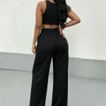 Ummer Women Tank Top Striped Wide Leg Pants Casual 2Piece 2 | PricZone Ummer Women Tank Top Striped Wide Leg Pants Casual 2 Piece 2 | PricZone
