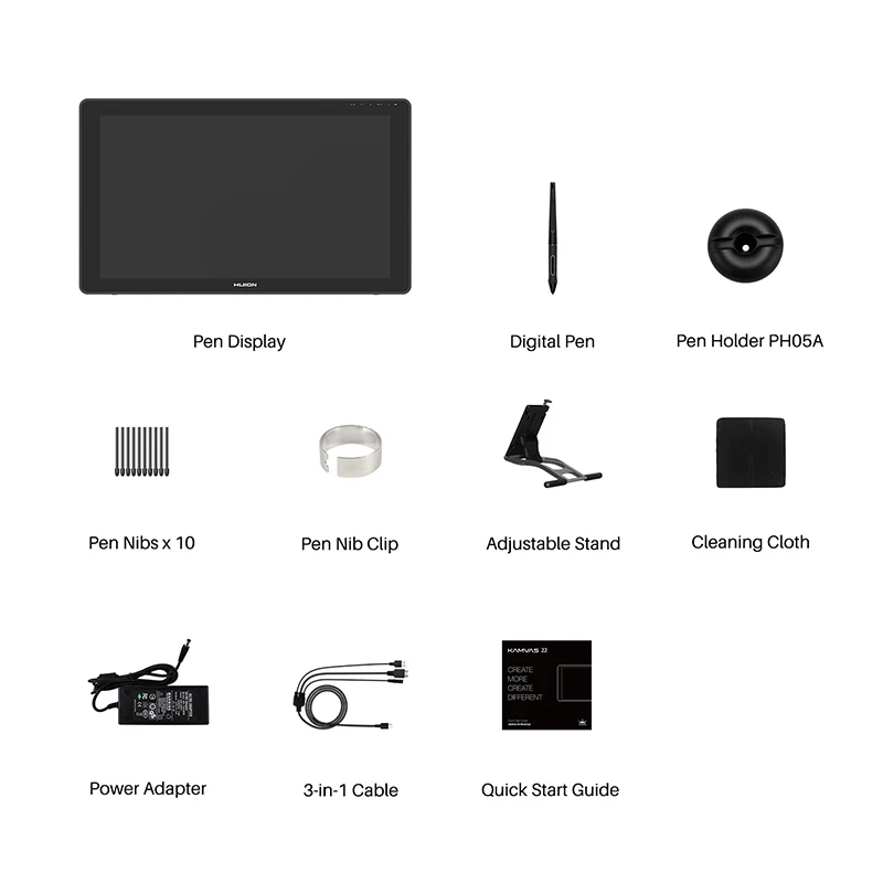 Huion Kamvas 22 Plus Graphic Pen Display Digital Art Tablet 5 | PricZone Huion Kamvas 22 Plus Graphic Pen Display Digital Art Tablet 5 | PricZone