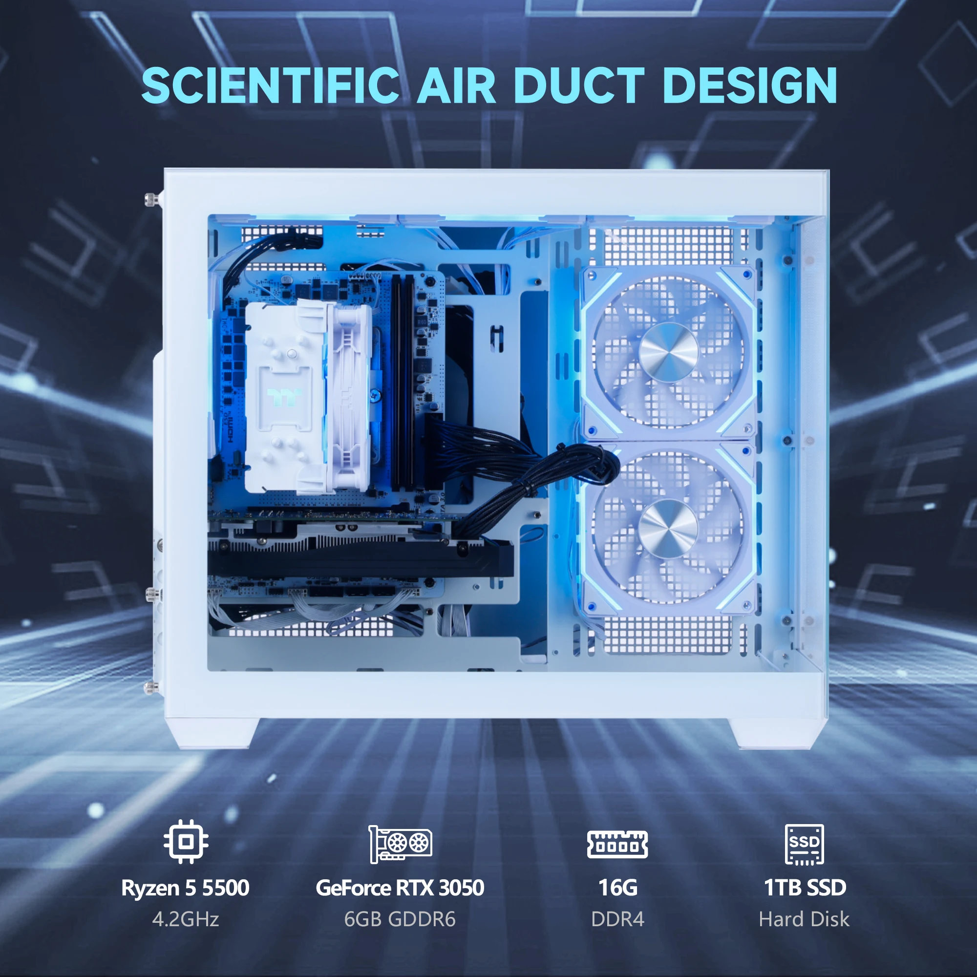 Mloong Gaming PC with Amd Ryzen 5 5500 and Nvidia Geforce 4 | PricZone Mloong Gaming PC with Amd Ryzen 5 5500 and Nvidia Geforce 4 | PricZone