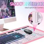 Cute Cat Excel Cheat Sheet Desk Pad NonSlip Mouse 4 | PricZone Cute Cat Excel Cheat Sheet Desk Pad Non Slip Mouse 4 | PricZone