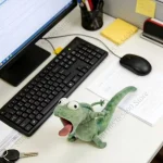 Funny Beaver Plush Toy Transforms Into Mint Green Lizard 4 | PricZone