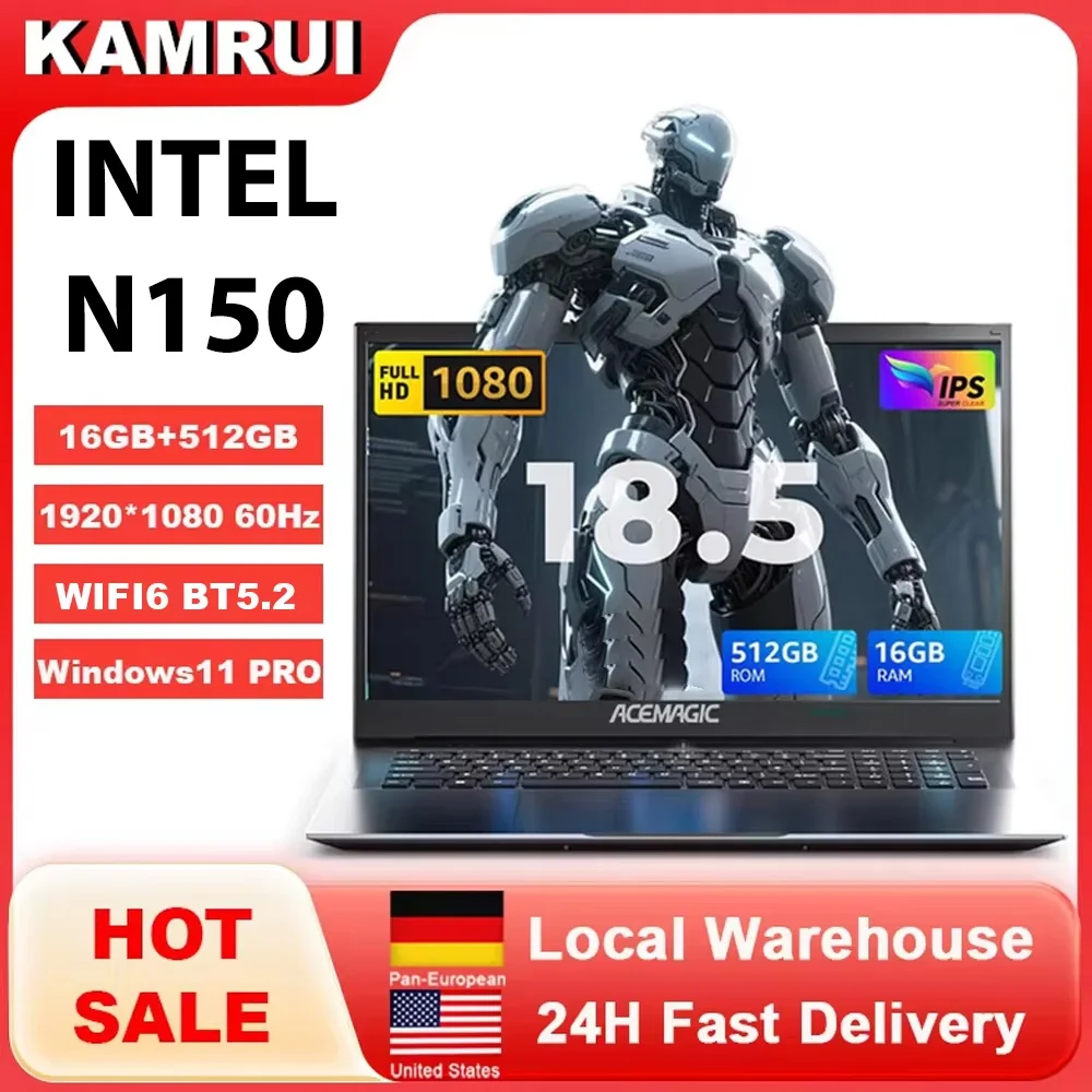 Kamrui 185inch Intel N150 4Core 16 GB Laptop 1 | PricZone Kamrui 185 inch Intel N150 4 Core 16 GB Laptop 1 | PricZone