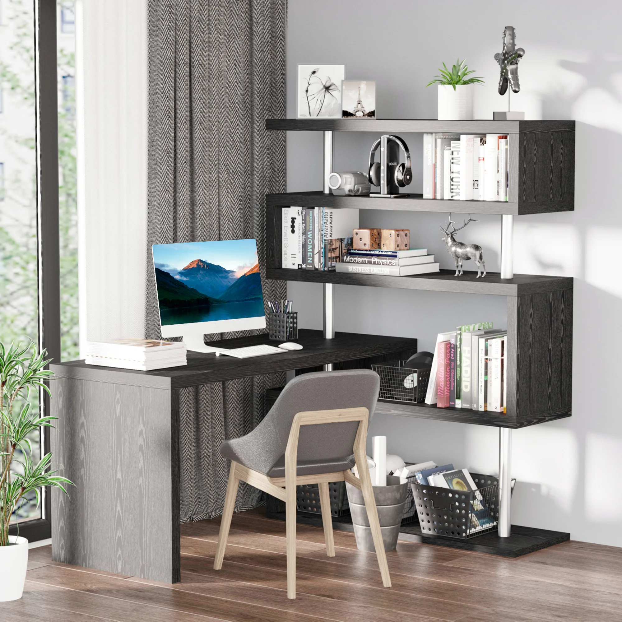 LShaped Computer Desk with Rotating Writing 2 | PricZone L Shaped Computer Desk with Rotating Writing 2 | PricZone