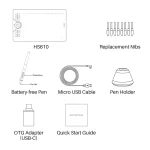 Huion Hs610 Graphic Tablets Digital Pen Tablet for Android 6 | PricZone Huion Hs610 Graphic Tablets Digital Pen Tablet for Android 6 | PricZone