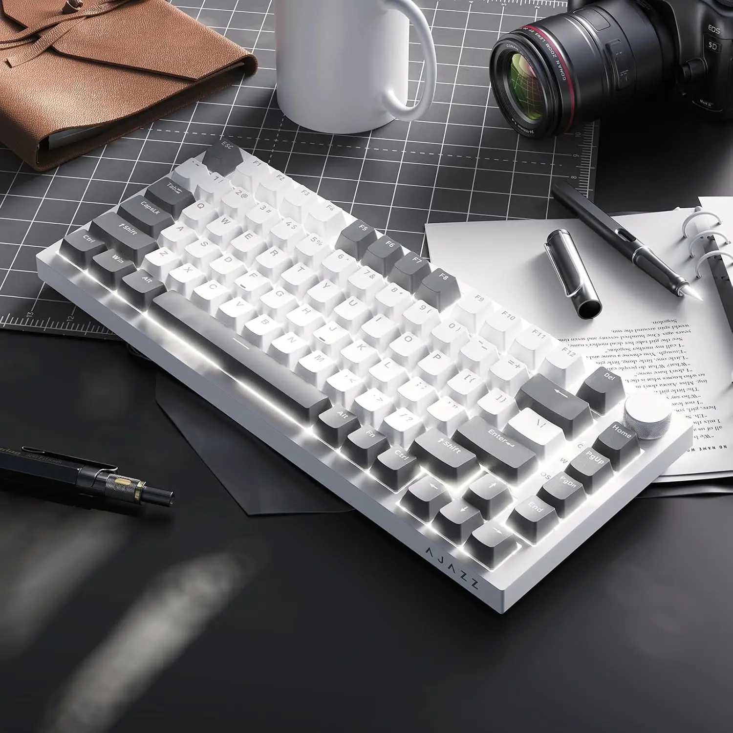 Ajazz Ak820 Wired Gaming Keyboard Red Switch 75 Layout 5 | PricZone Ajazz Ak820 Wired Gaming Keyboard Red Switch 75 Layout 5 | PricZone