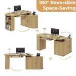 LShaped Computer Desk with Storage and Reversible Office 3 | PricZone L Shaped Computer Desk with Storage and Reversible Office 3 | PricZone
