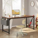 Computer Office Desk with Storage and Metal 2 | PricZone Computer Office Desk with Storage and Metal 2 | PricZone