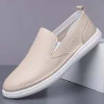 Genuine Leather Casual Shoes Concise Designer Flat 6 | PricZone