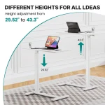 Adjustable C Shaped Office Desk with Storage and Ergonomic 3 | PricZone