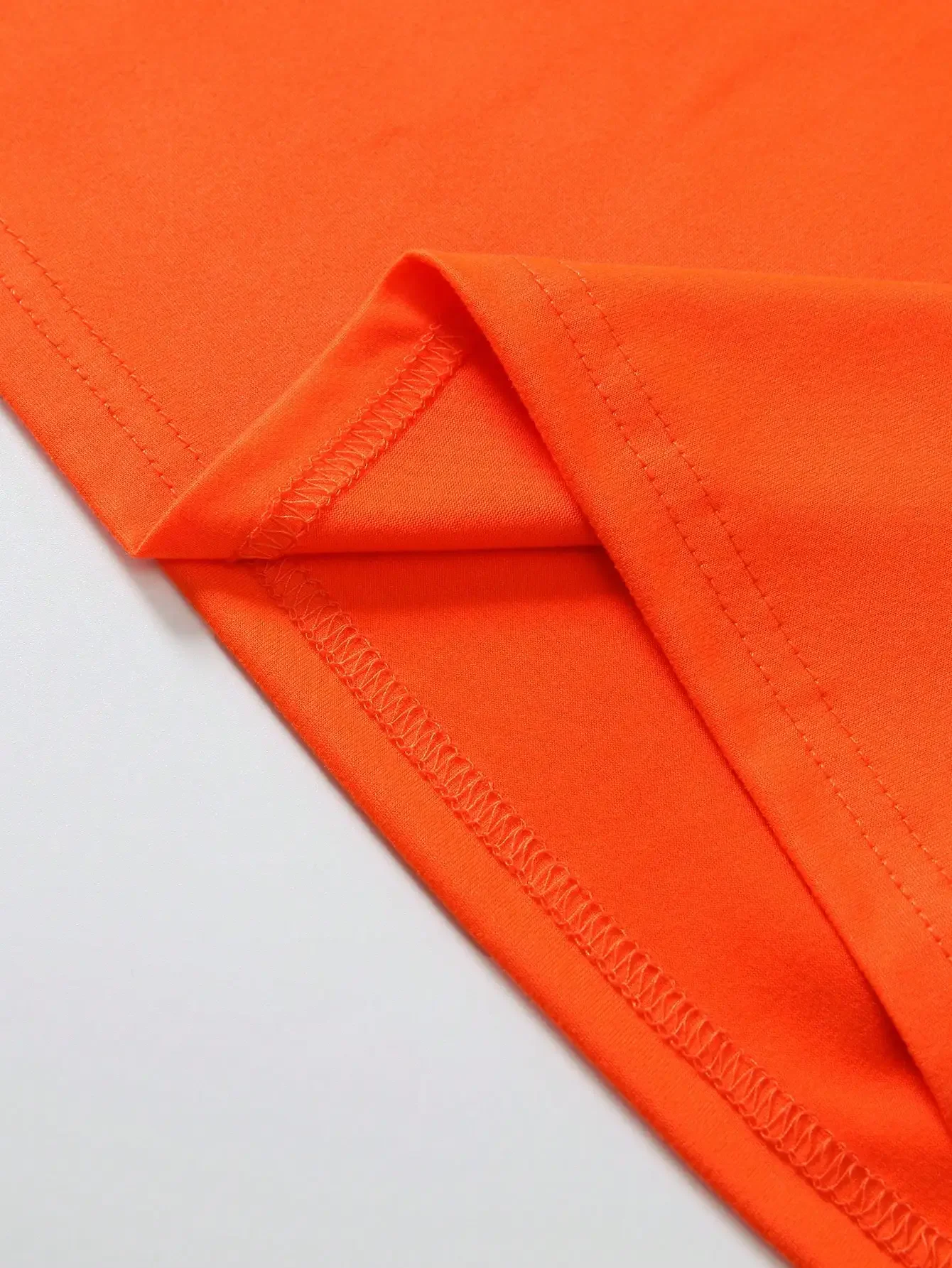 Loose Fit Plus Size Orange Crew Neck TShirt 6 | PricZone Loose Fit Plus Size Orange Crew Neck T Shirt 6 | PricZone