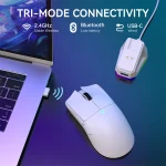 Attack Shark X11 Lightweight Wireless Gaming Mouse RGB 2 | PricZone Attack Shark X11 Lightweight Wireless Gaming Mouse RGB 2 | PricZone