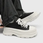 Leather Casual Height Increasing Thick Soled Sneakers 4 | PricZone Leather Casual Height Increasing Thick Soled Sneakers 4 | PricZone