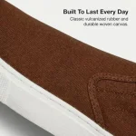 Canvas Slip On Shoes for Men Laceless Low Top 6 | PricZone