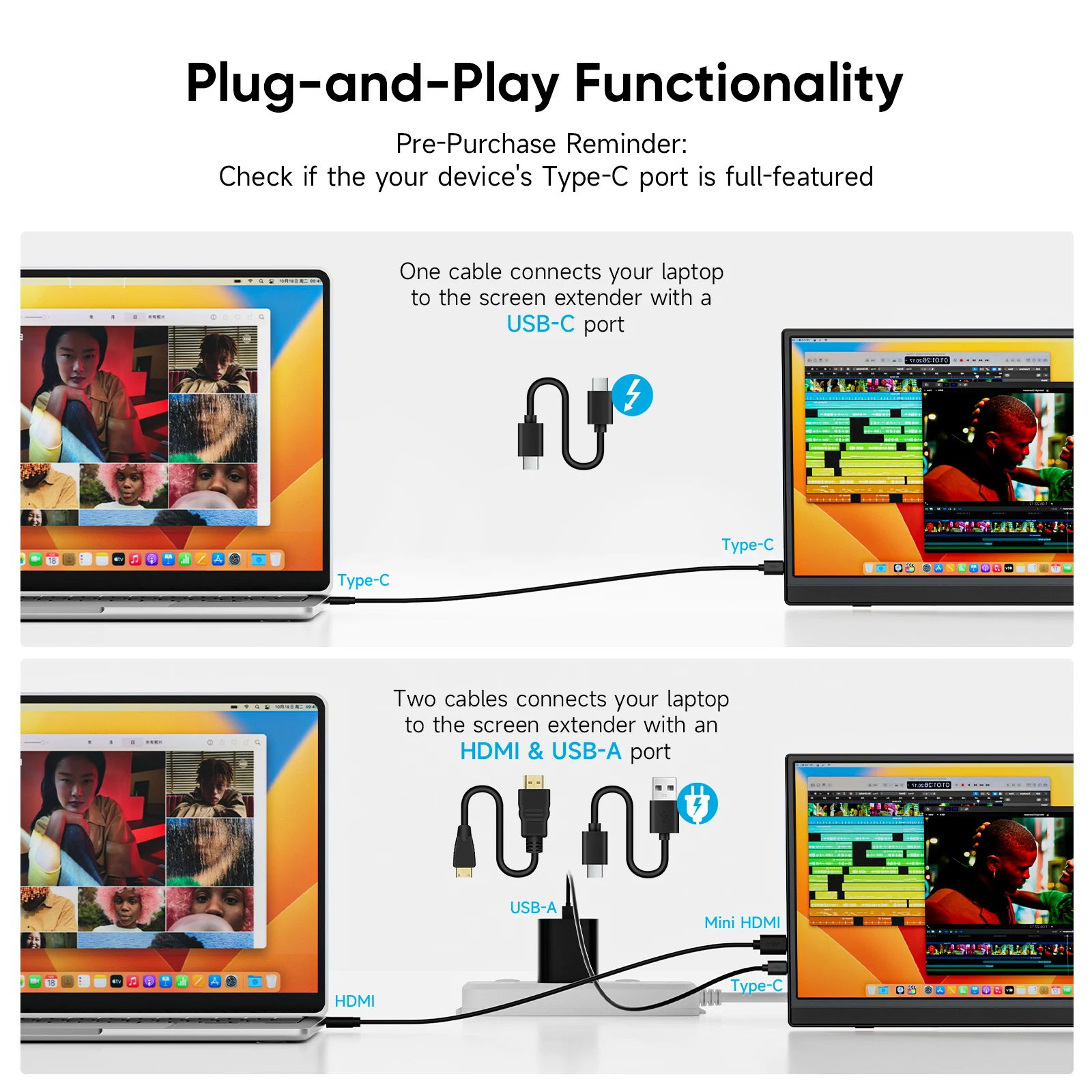 Dopesplay 156Inch Portable FHD IPS External Monitor 3 | PricZone Dopesplay 156Inch Portable FHD IPS External Monitor 3 | PricZone