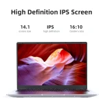 141 Ultra Slim Windows 11 Pro Laptop Computer intel Atom A3950 12GB RAM 1TB 2TB SSD Notebook PC 1080P HD Office Study Laptops 3 | PricZone
