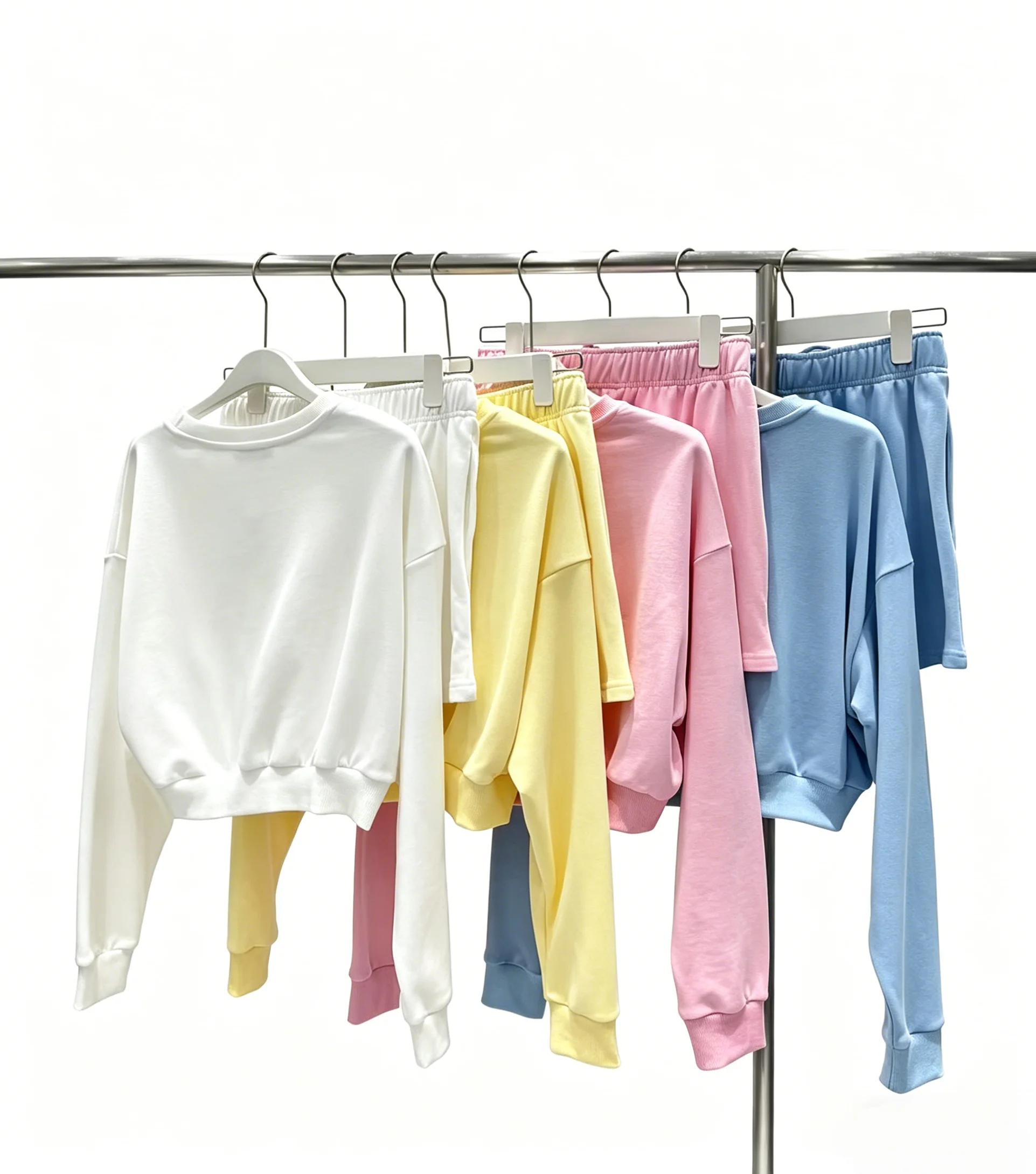 Women 2 Piece Casual Tracksuit Size M L Multi Color Cropped 1 | PricZone Women 2 Piece Casual Tracksuit Size M L Multi Color Cropped 1 | PricZone