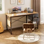 47 in Computer Desk with 2 Drawers for Study Office 1 | PricZone