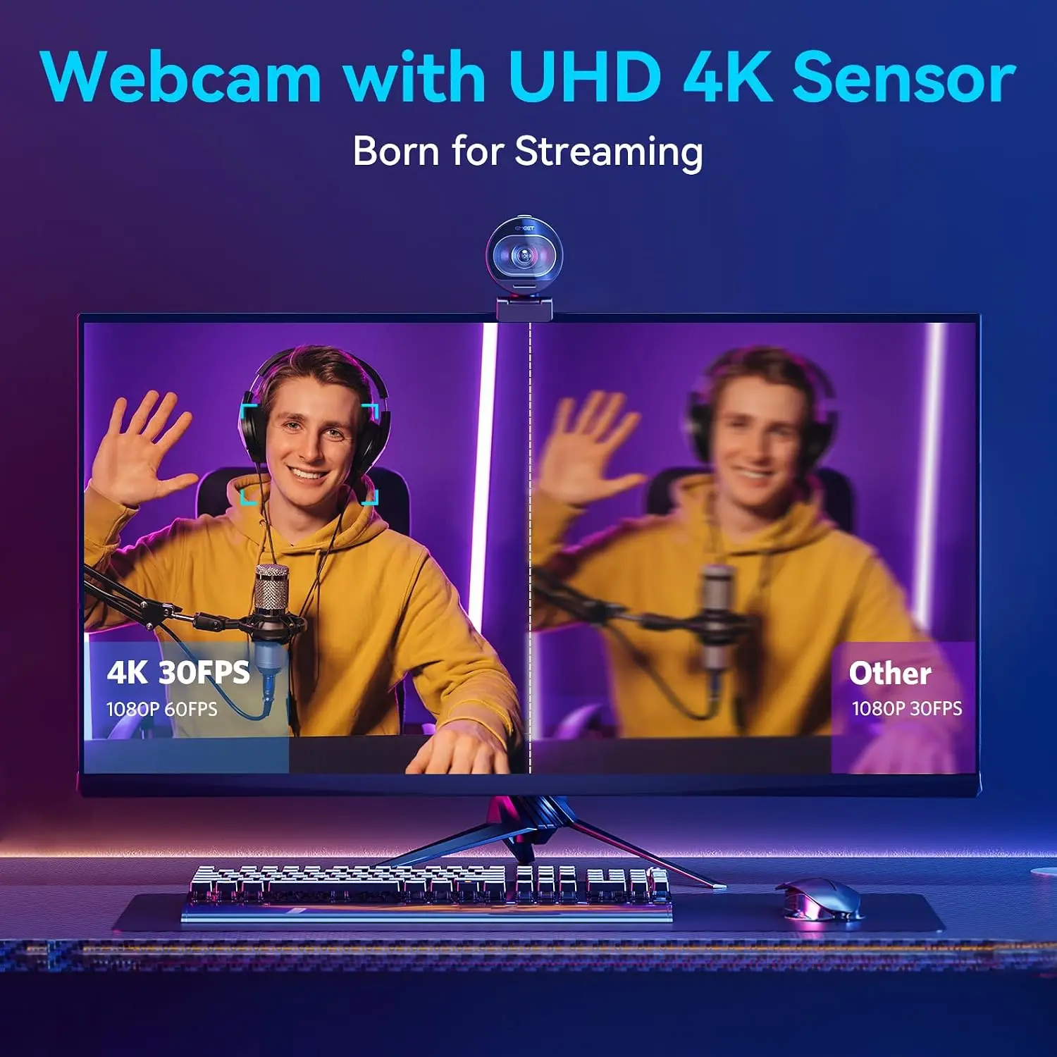 Sony 4K Webcam with PDAF Autofocus and Noise Reduction 8