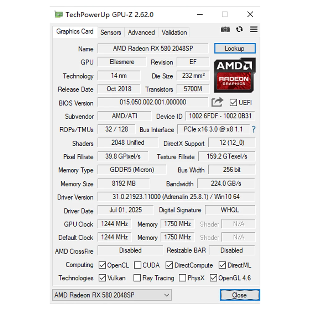 Soyo Amd Radeon Rx580 8G Ddr5 Graphics Card 6Pin 256Bit 5 | PricZone Soyo Amd Radeon Rx580 8G Ddr5 Graphics Card 6Pin 256Bit 5 | PricZone