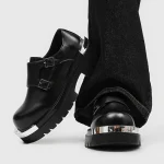 Men Casual Leather Shoes Fashion Derby Round Toe Toe Trendy 3 | PricZone