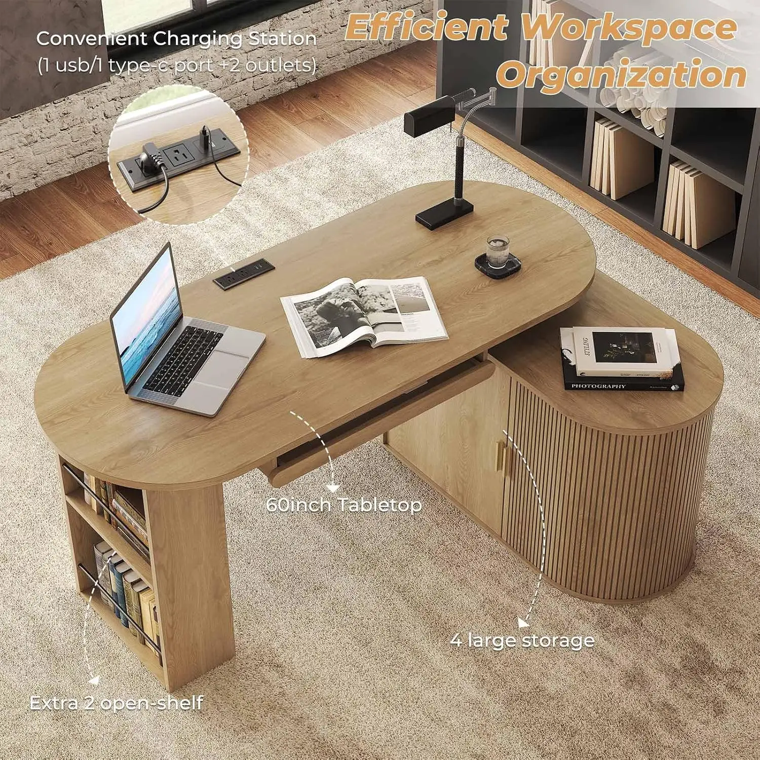 LShaped Computer Desk with Storage and Reversible Office 4 | PricZone L Shaped Computer Desk with Storage and Reversible Office 4 | PricZone