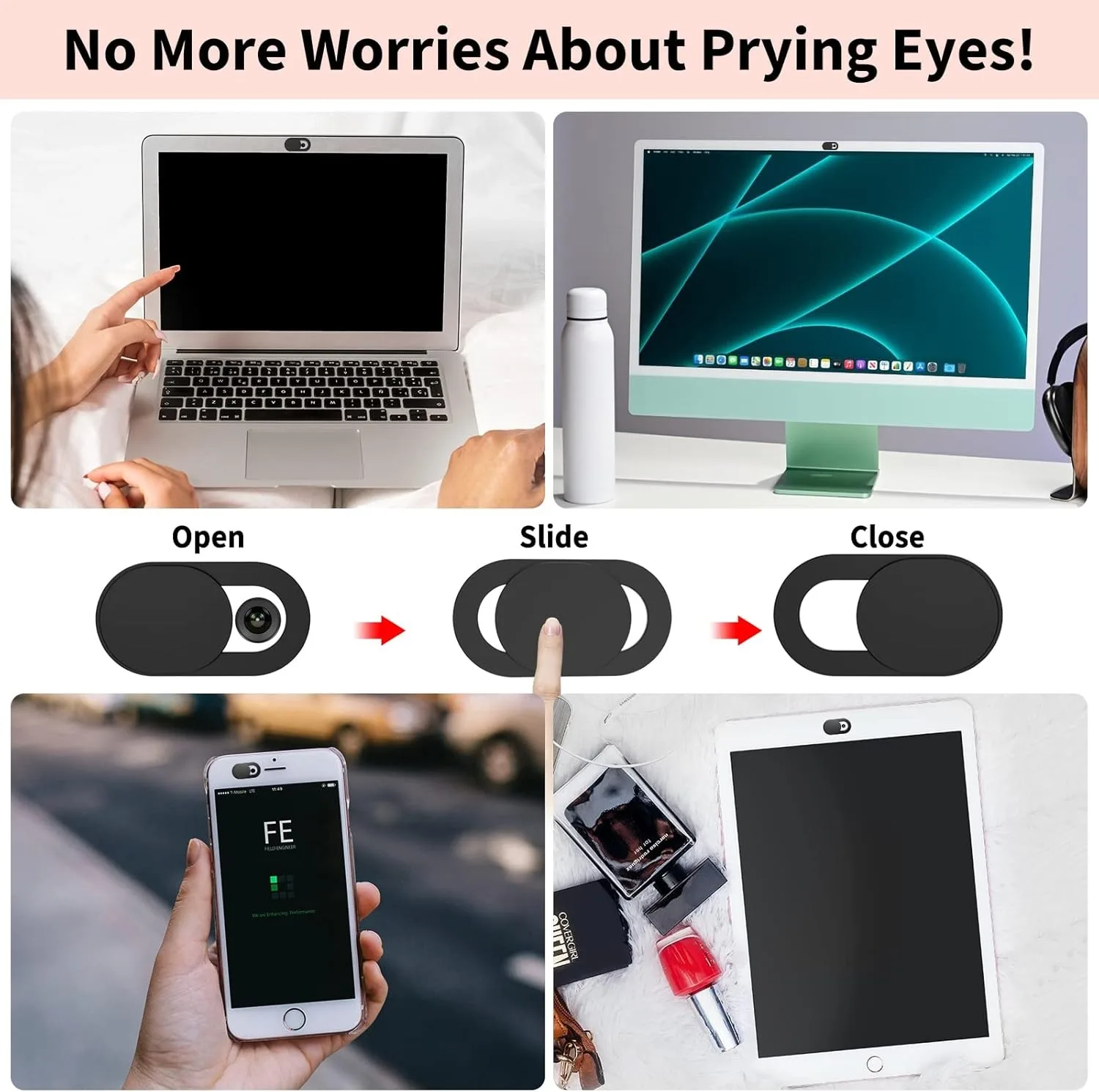 Pack Webcam Covers for Iphone Ipad Macbook Imac 3 | PricZone Pack Webcam Covers for Iphone Ipad Macbook Imac 3 | PricZone
