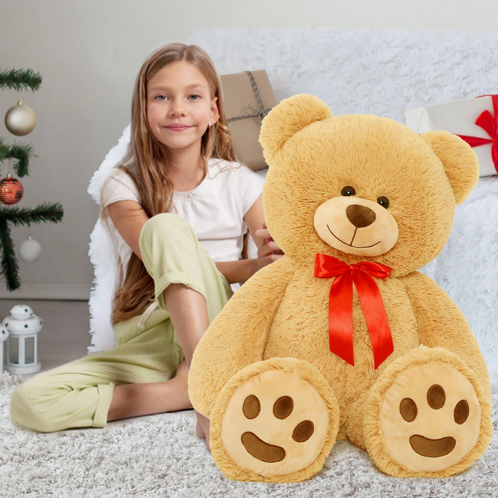 Big Brown Teddy Bear Stuffed Animal Plush Toy Gift 6 | PricZone Big Brown Teddy Bear Stuffed Animal Plush Toy Gift 6 | PricZone