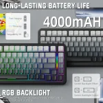 Attack Shark M86 Pro Wireless Mechanical Keyboard TriMode 3 | PricZone Attack Shark M86 Pro Wireless Mechanical Keyboard Tri Mode 3 | PricZone