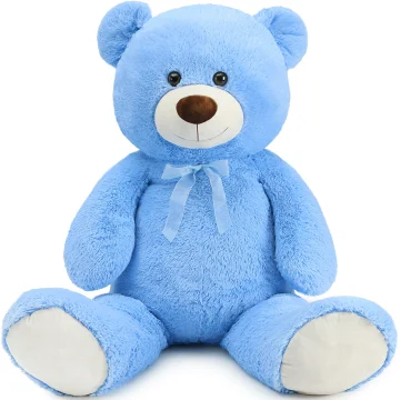 130Cm Giant Teddy Bear Blue Plush Toy for Mother 1
