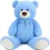 130Cm Giant Teddy Bear Blue Plush Toy for Mother