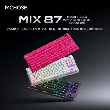 Mchose Mix87 Wired Gaming Keyboard 8K 256K Esports Grade 2
