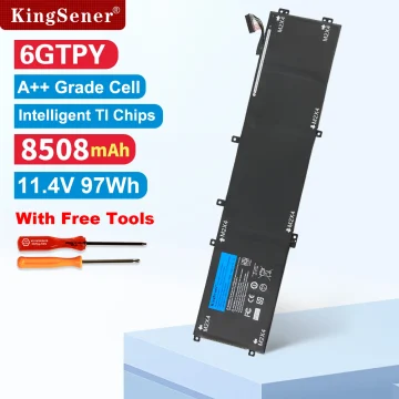 KingSener 6GTPY A++ Grade Cell8508 mAh 114V 97Wh Li ion battery with tools advert banner | PricZone